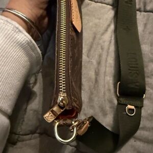 Brown and Gold Men's Bag